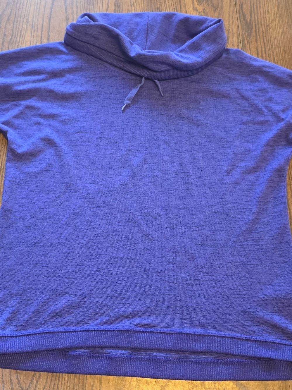 Men's Cowl Neck Sweater - Royal Blue